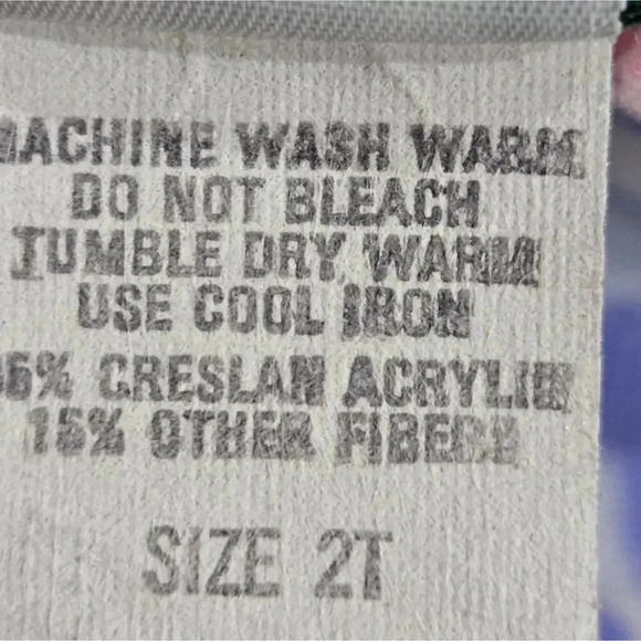 Vintage 1980s 1990s Bull Frog Pastel Bear Short Sleeve Knit Sweater 2T - Picture 4 of 5